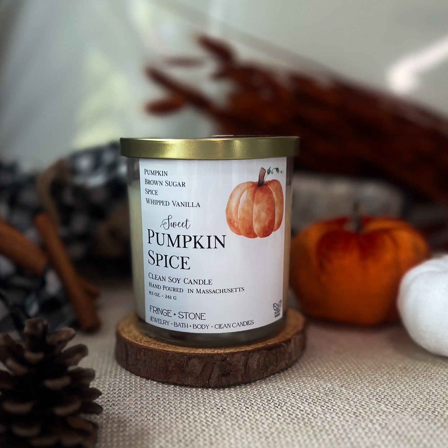 SWEET PUMPKIN SPICE  Soy Candle