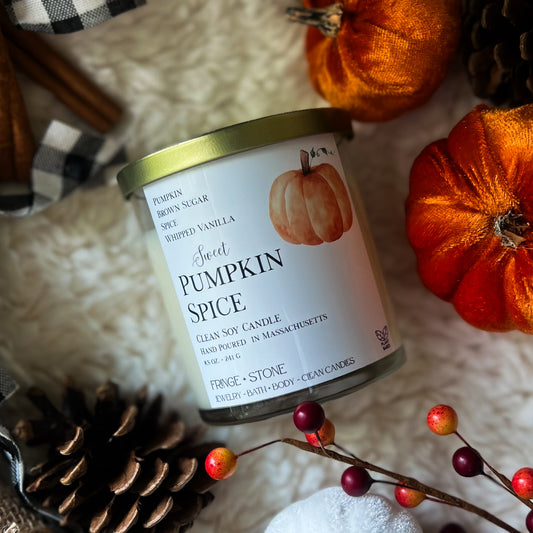 SWEET PUMPKIN SPICE  Soy Candle