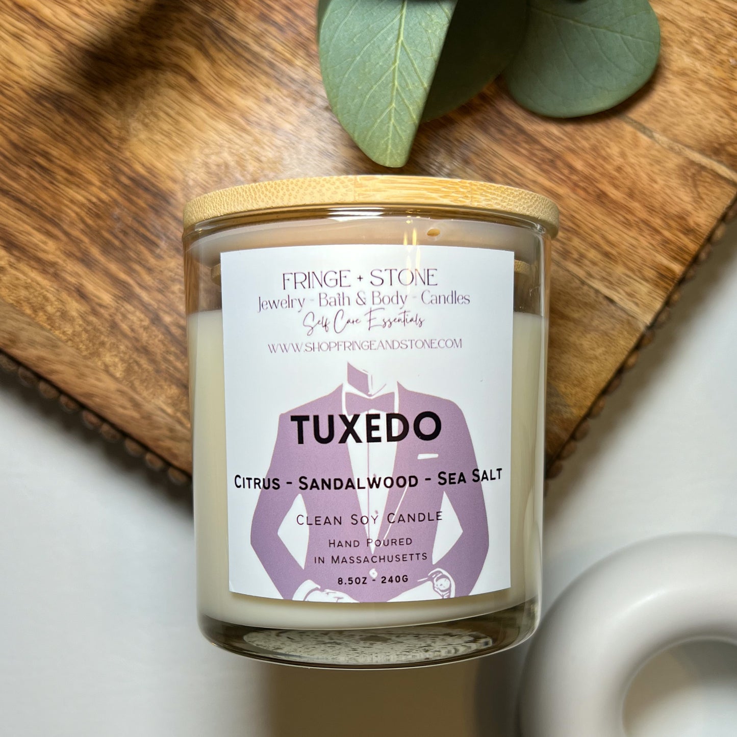 TUXEDO 8.5oz. SOY CANDLE