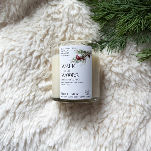 WALK IN THE WOODS SOY CANDLE 8.5oz.