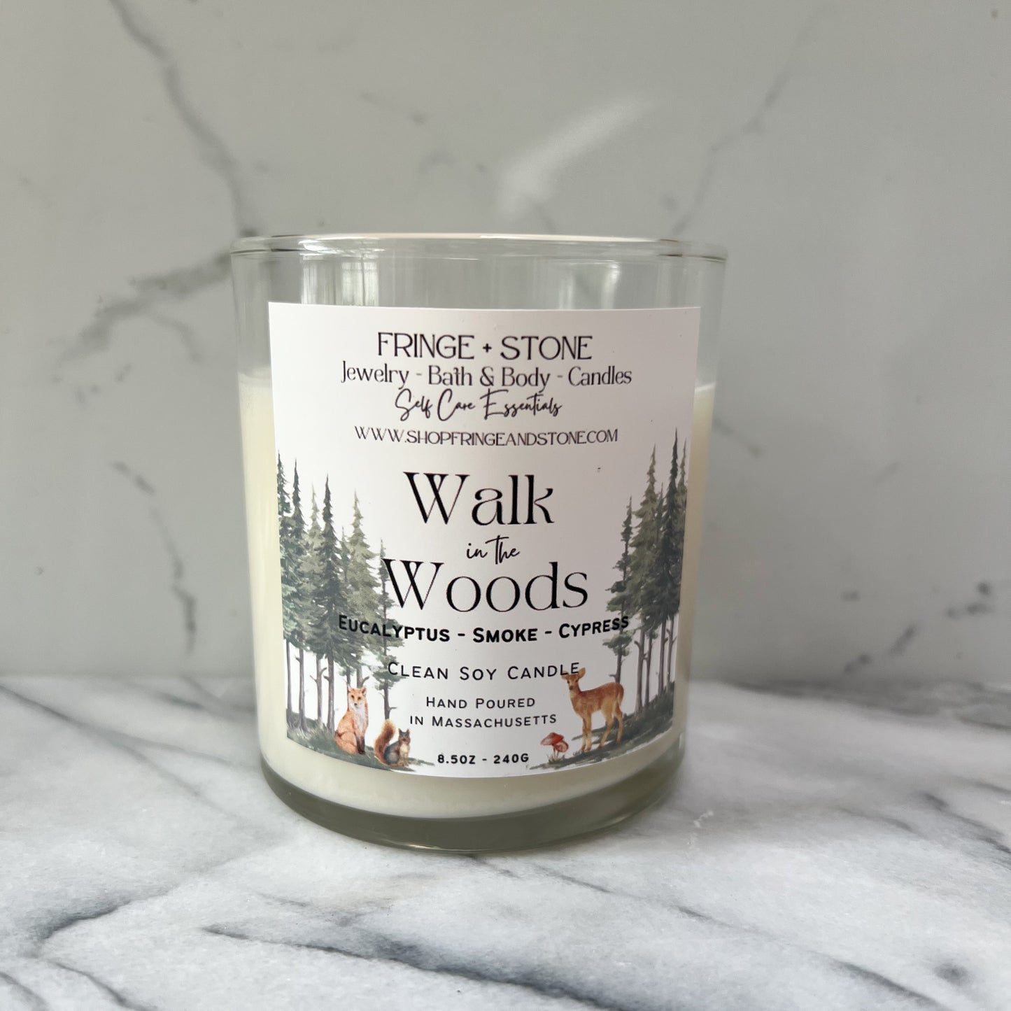 WALK IN THE WOODS CANDLE 8.5oz.