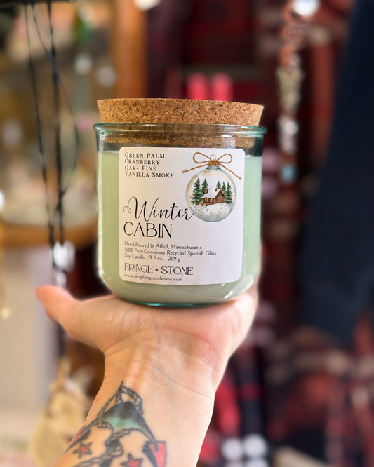 WINTER CABIN SOY CANDLE 9.5oz.