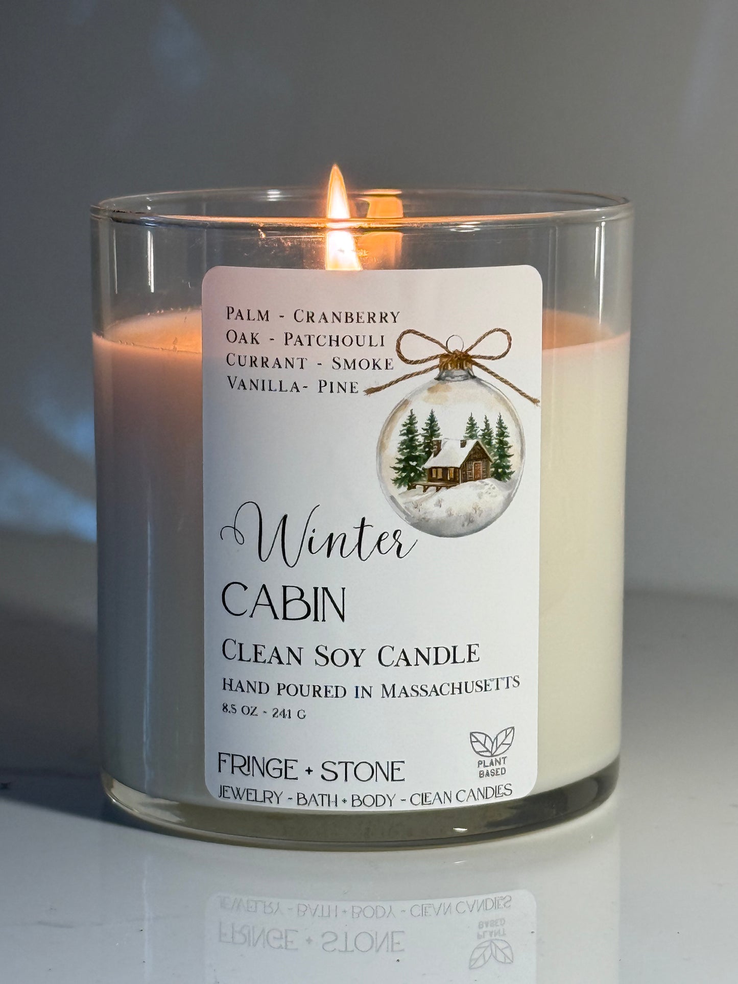 WINTER CABIN SOY CANDLE - 8.5 oz.