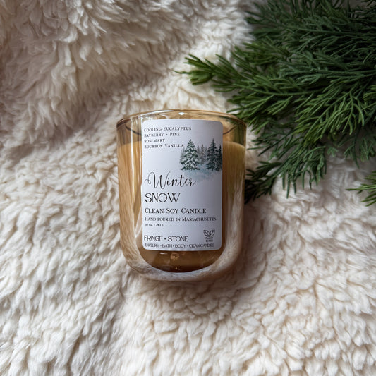 WINTER SNOW SOY CANDLE 10 oz.