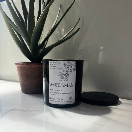 WOODSMAN SOY CANDLE - 8.5 oz.